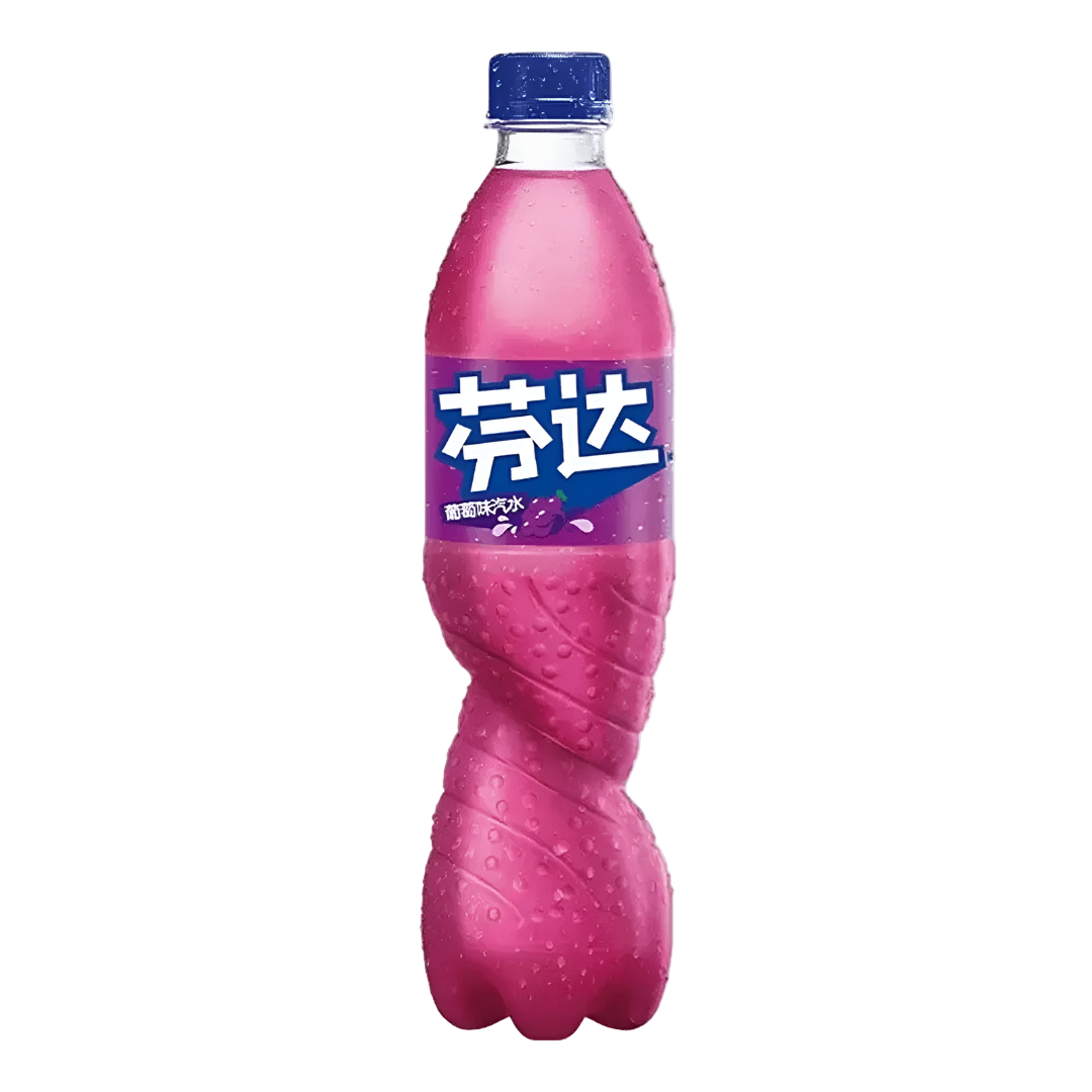Fanta Grape Flavored Soda (China) 500ml