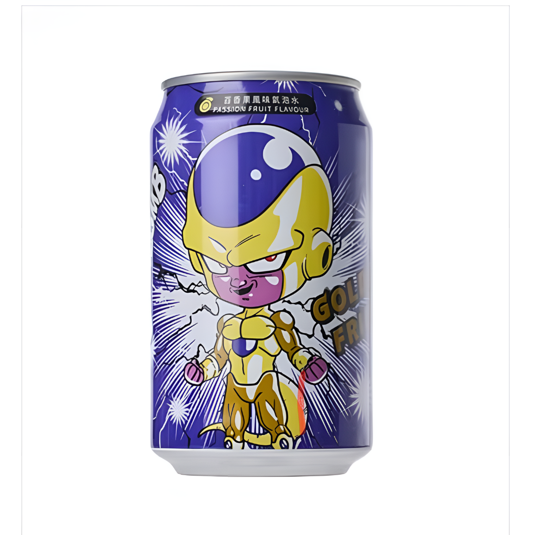 Ocean Bomb Dragonball Golden Frieza Passion Fruit Flavour Sparkling Water 330ml