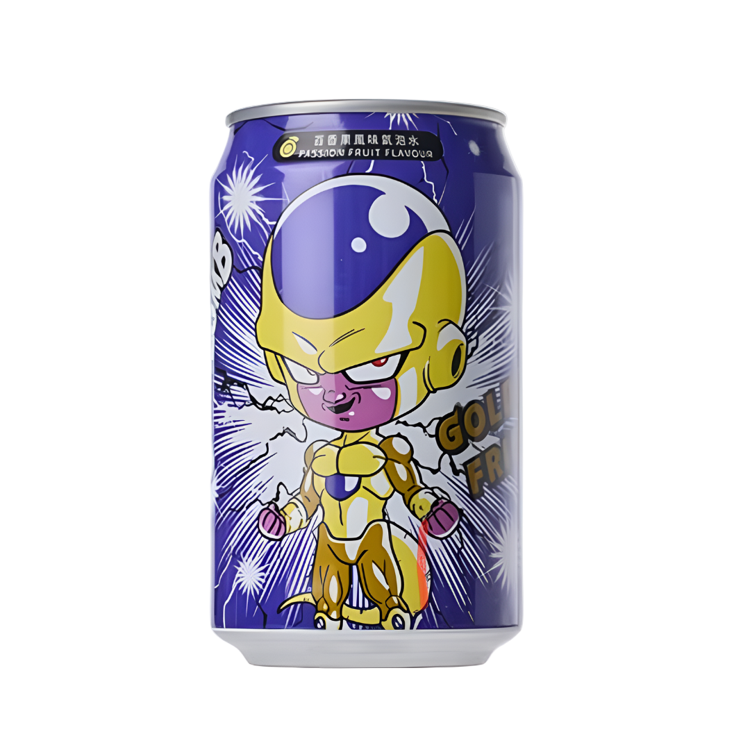 Ocean Bomb Dragonball Golden Frieza Passion Fruit Flavour Sparkling Water 330ml