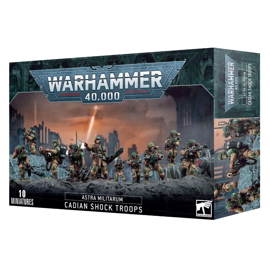 Warhammer 40,000 - Astra Militarum: Cadian Shock Troops