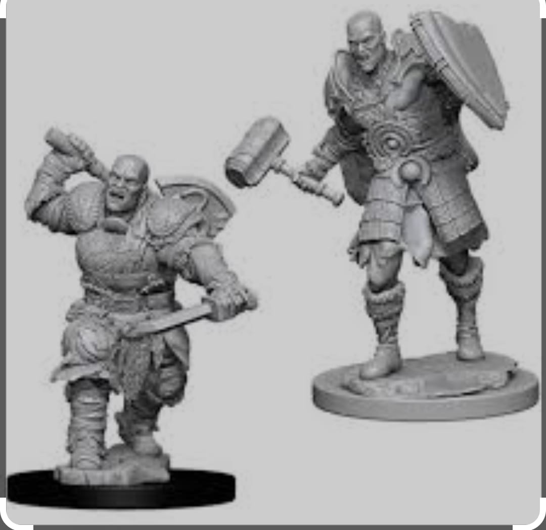 WizKids - D&D Nolzurs Marvelous Miniatures: Male Goliath Fighter - Wave 7