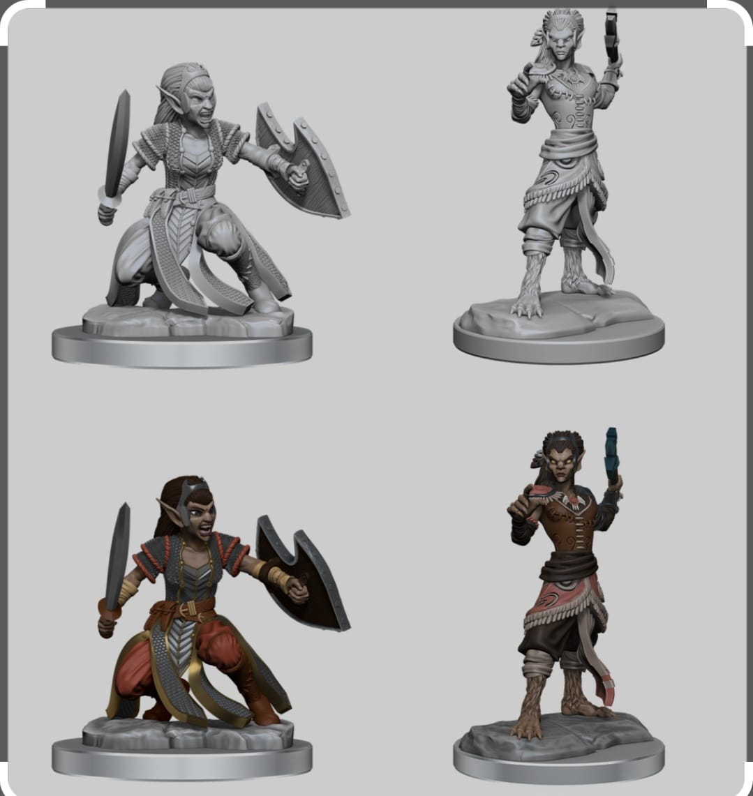 WizKids - D&D Nolzurs Marvelous Miniatures: Shifter Fighter - Wave 20
