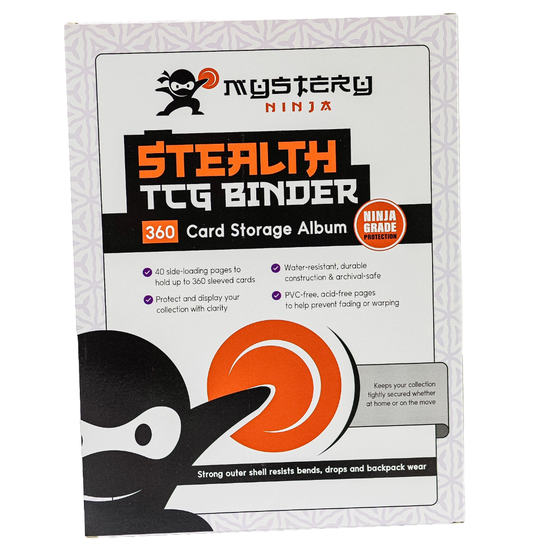 Mystery Ninja - Stealth TCG Binder Storage Album - Blue Fabric