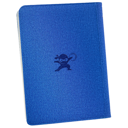 Mystery Ninja - Stealth TCG Binder Storage Album - Blue Fabric