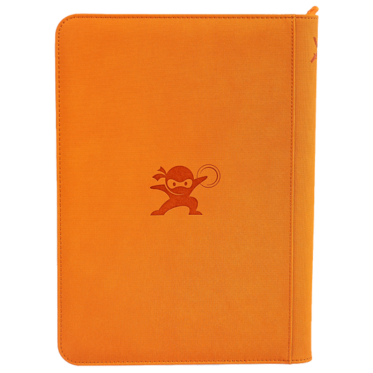 Mystery Ninja - Stealth TCG Binder Storage Album - Orange Textured