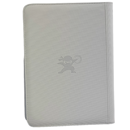 Mystery Ninja - Stealth TCG Binder Storage Album - White Textured
