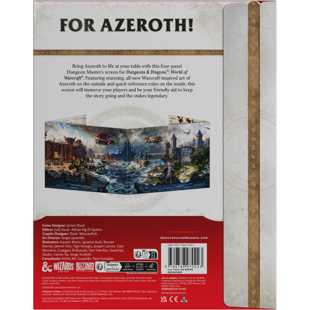 Dungeons & Dragons®: World of Warcraft® Dungeon Master's Screen
