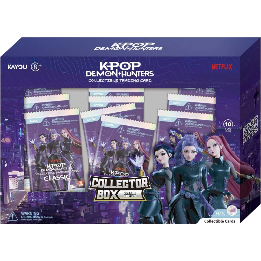 K-Pop Demon Hunters-Collectible Trading Cards-Classic Edition Bundle (10 packs)
