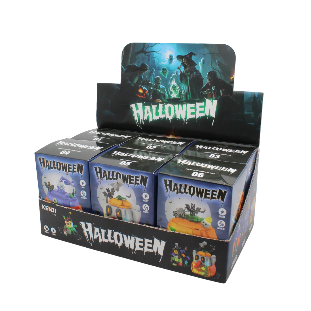 Kenji Halloween Light Up Building Blocks