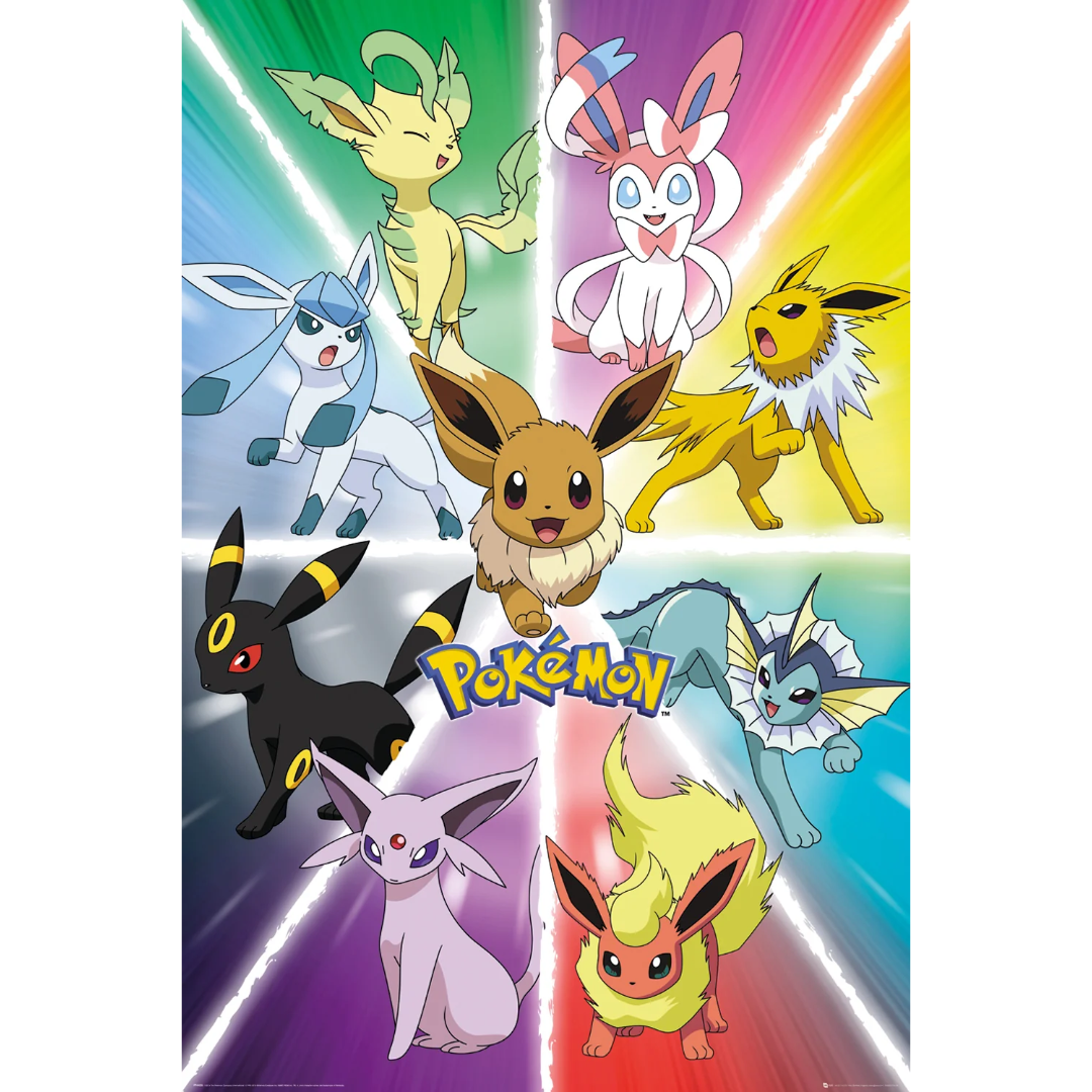 Pokémon Eevee Evolution Maxi Poster