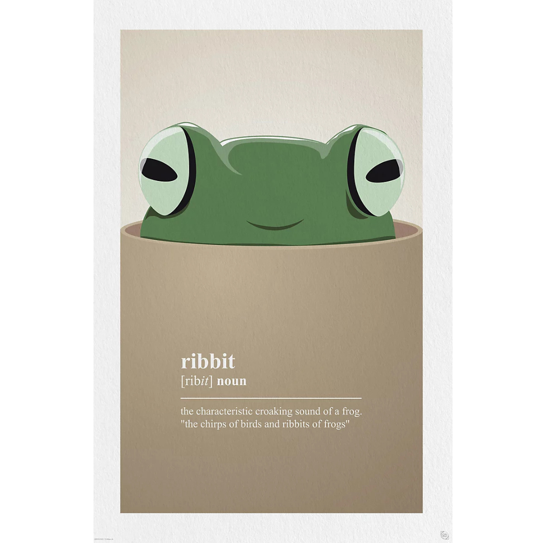 Ribbit Maxi Poster