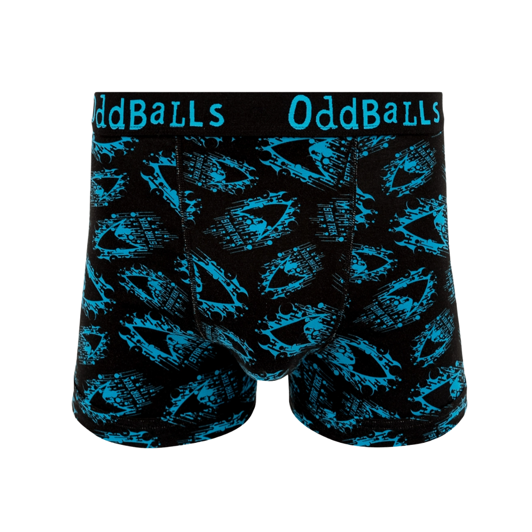 OddBalls - Star Trek Chevron - Mens Cotton Boxer Shorts - Large