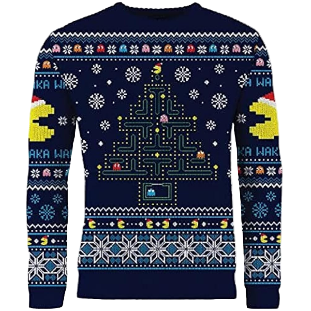 Pac Man Christmas Jumper