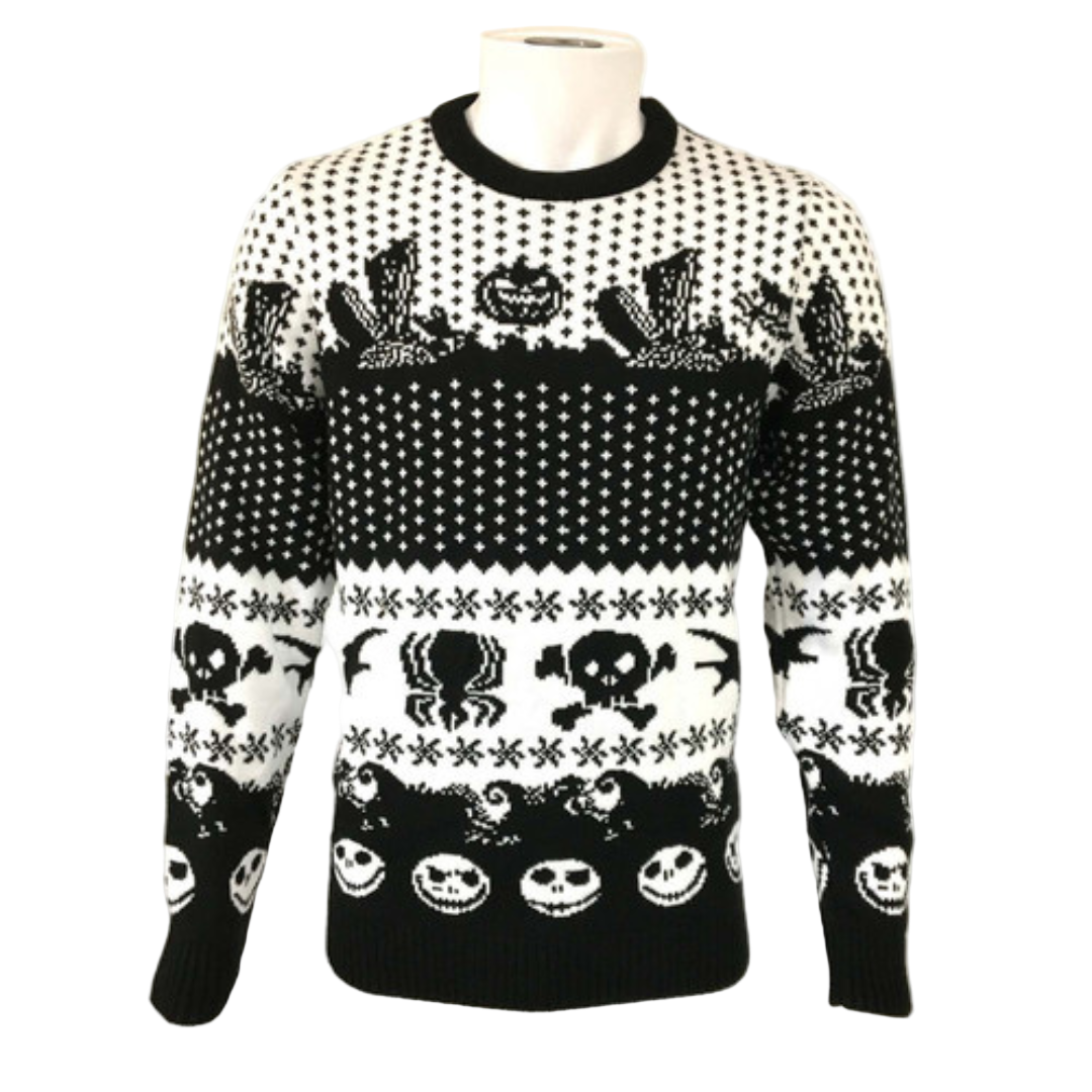 Nightmare Before Christmas- Christmas Jumper (White)