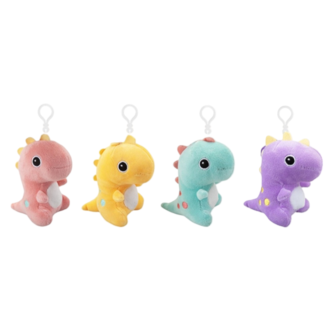 Pocket Pals Dinosaur Keychain Plushie