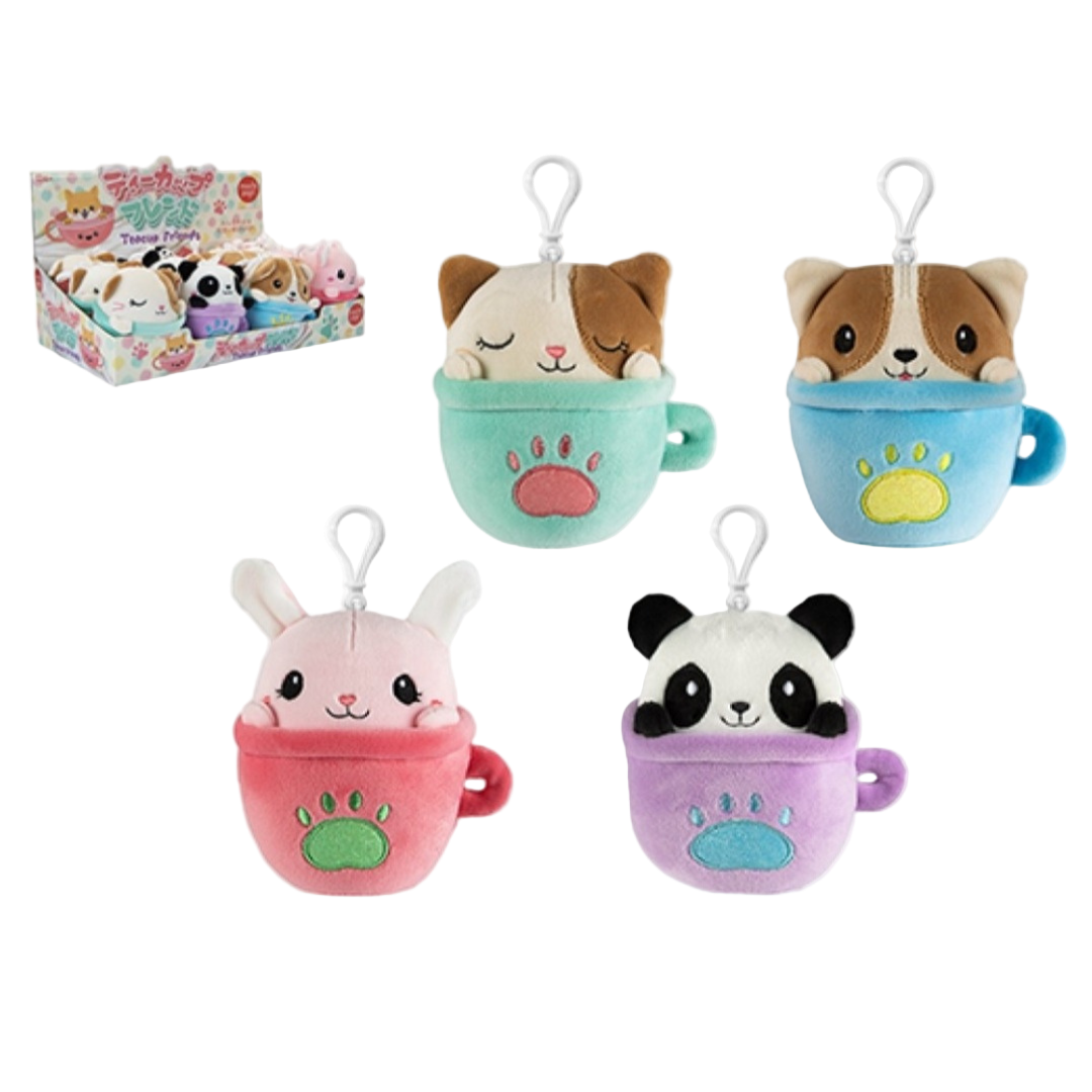 Mochi Pop Teacup Friends Keyring Plushie