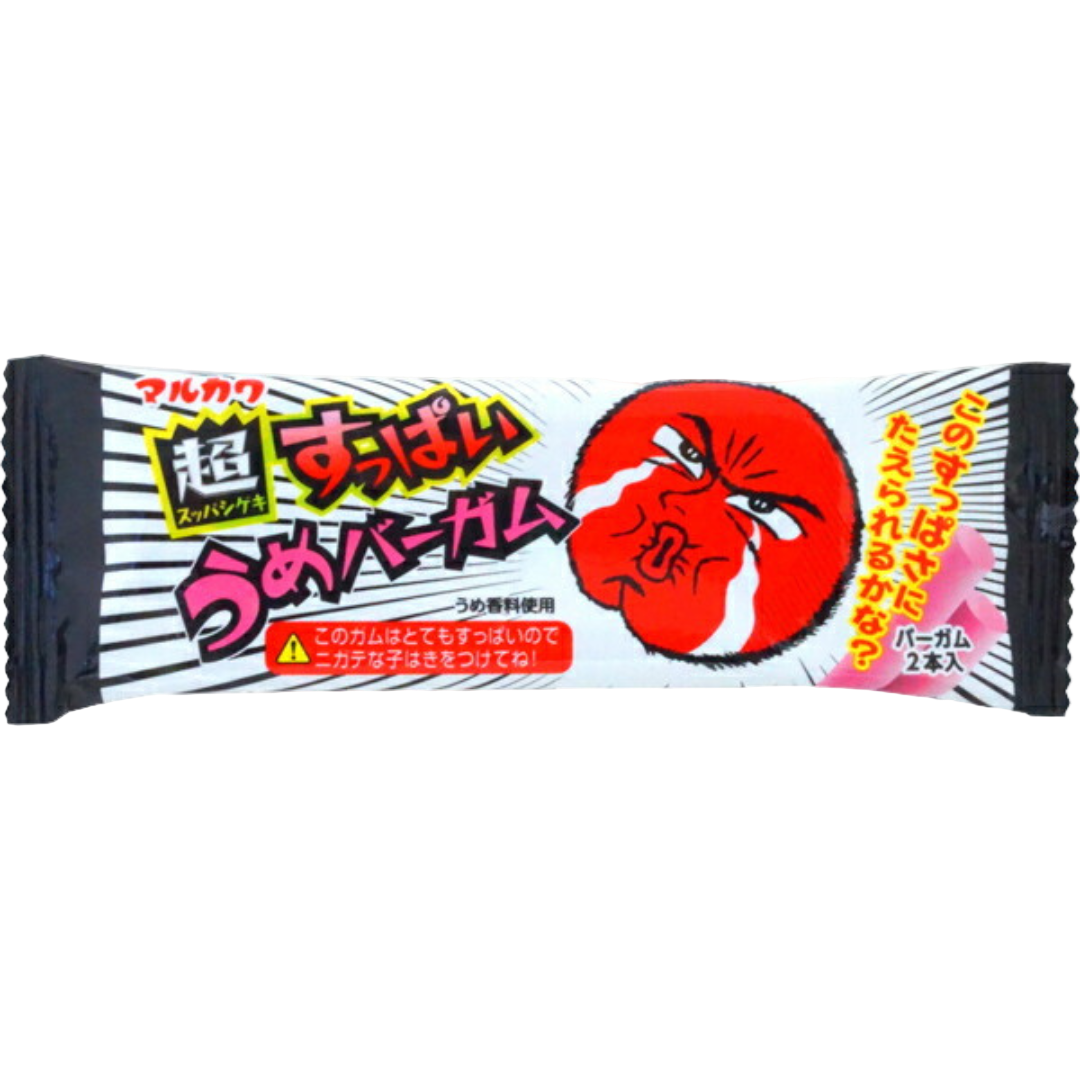 Marukawa seika Super Sour Chewing Gum