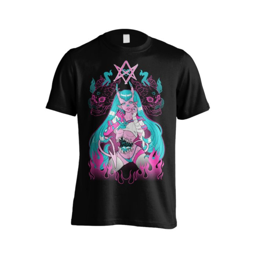 Pinku Kult Unholy T-shirt (Black)