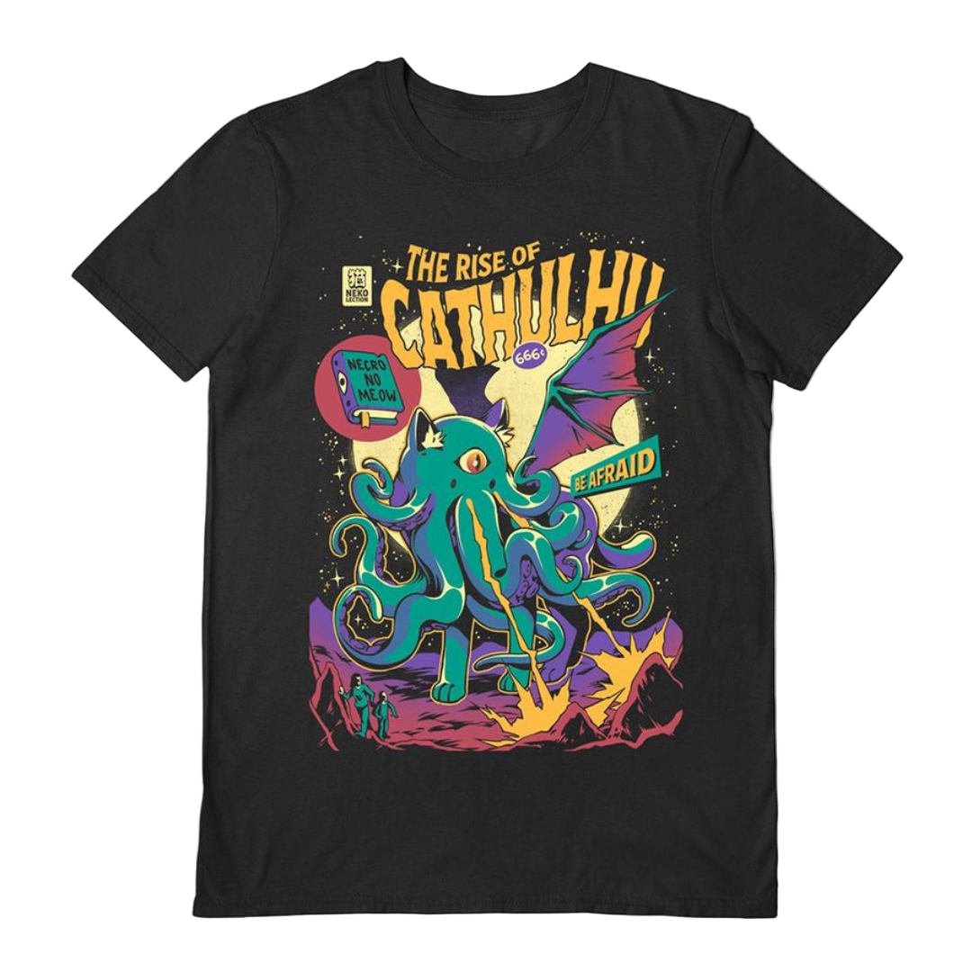 Rise of Cathulhu T-shirt (Black)