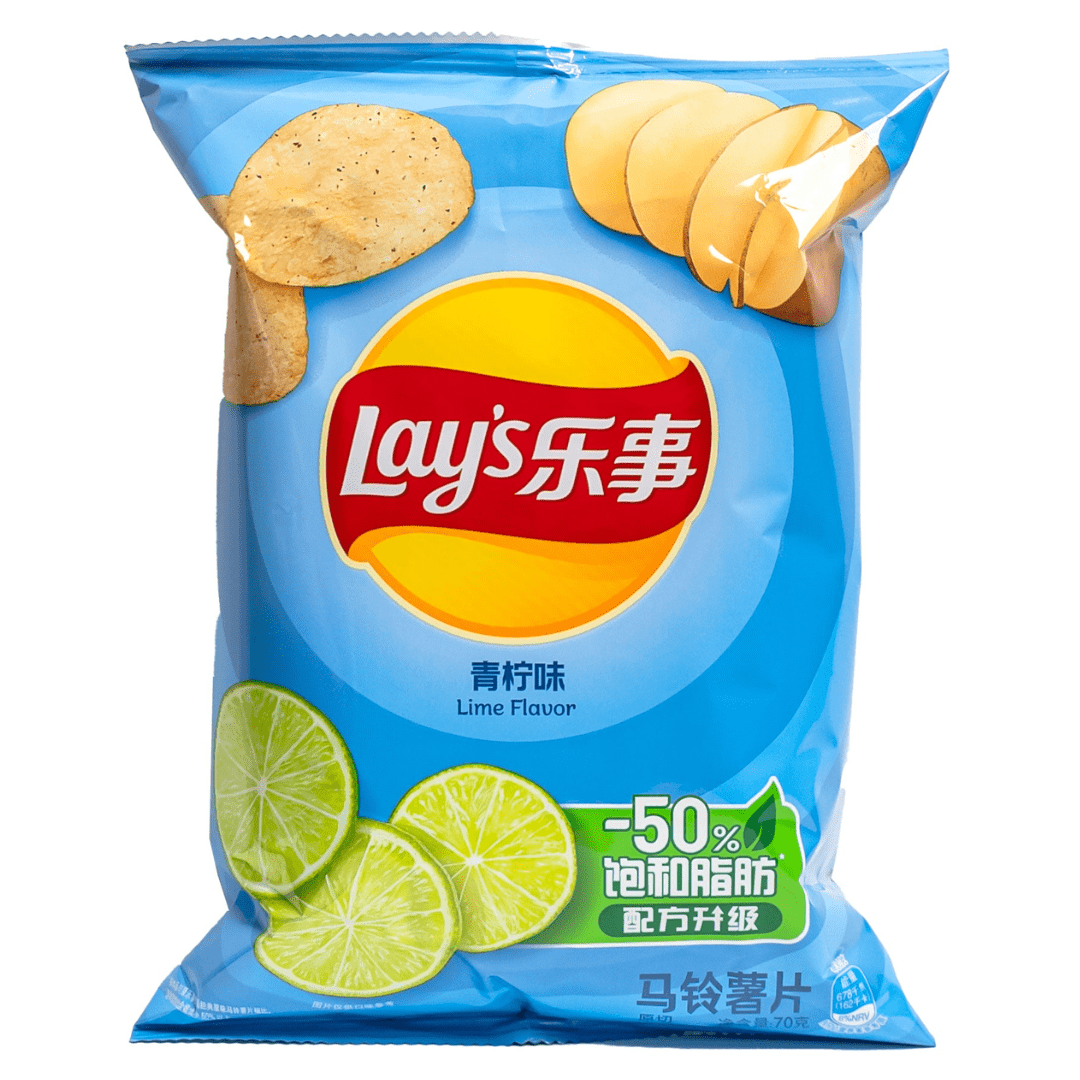 Lays Lime Flavour Chinese 70g