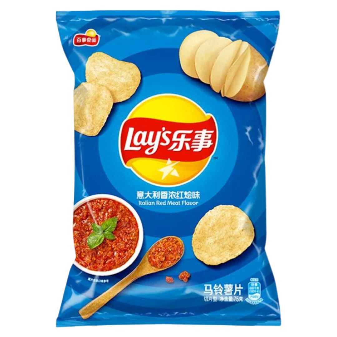 Lays Italian Red Meat Flavour Chinese 70g