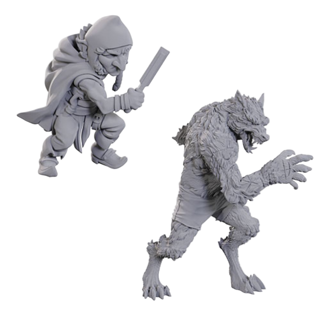 Wizkids - Critical Role Miniatures: Chetney Pock OPea & Werewolf - Wave 23