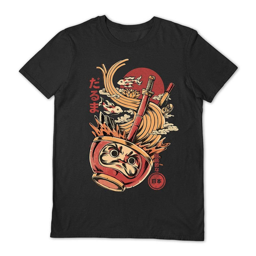 Ilustrata (Daruma's Ramen) T-shirt (Black)
