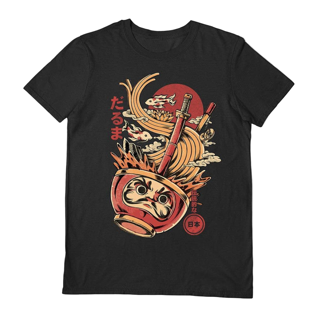 Ilustrata (Daruma's Ramen) T-shirt (Black)