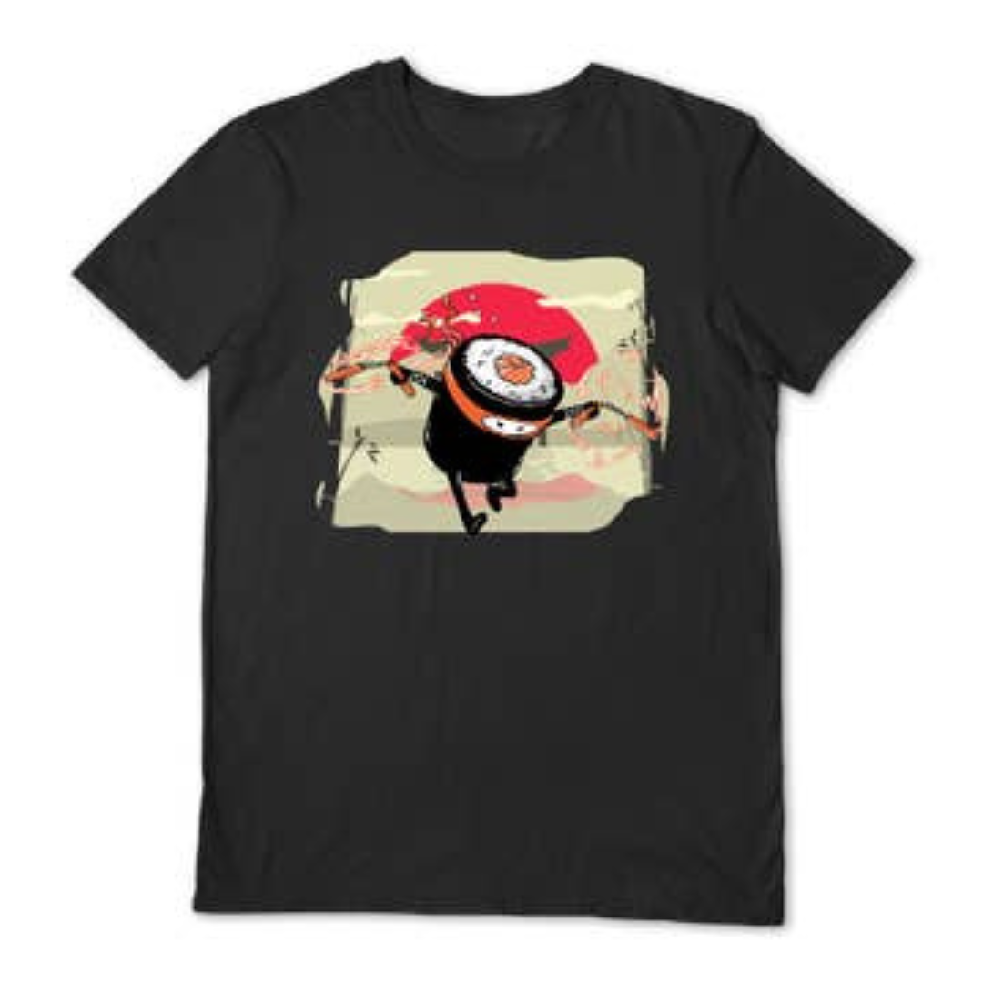 Sushi Ninja T-shirt (Black)