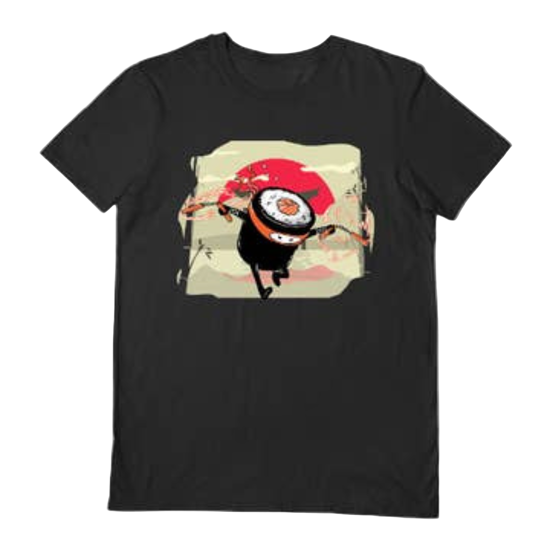 Sushi Ninja T-shirt (Black)