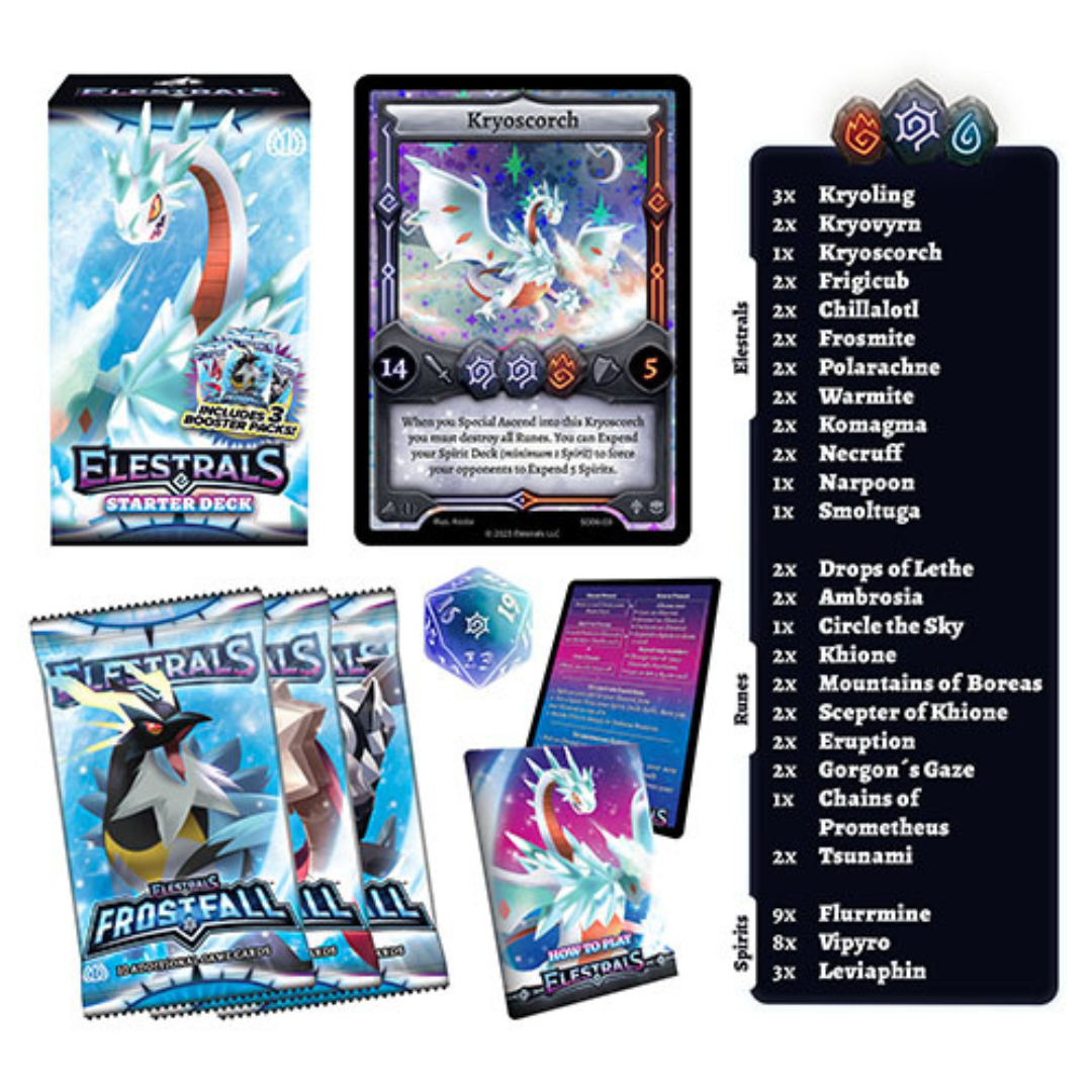 Elestrals TCG - Frostfall Kryoscorch Starter Deck