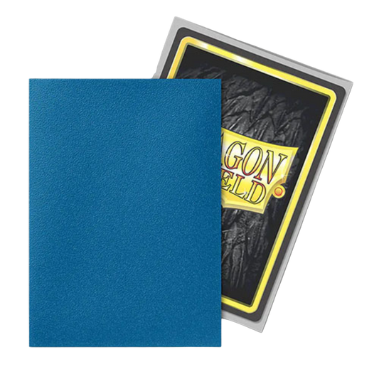 Dragon Shield - Dual Matte Standard Size Sleeves 100pk - Limited Edition Anniversary Special Blue Silver
