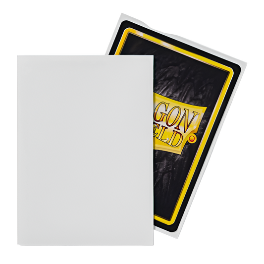 Dragon Shield - Matte Standard Size Sleeves 100pk - White