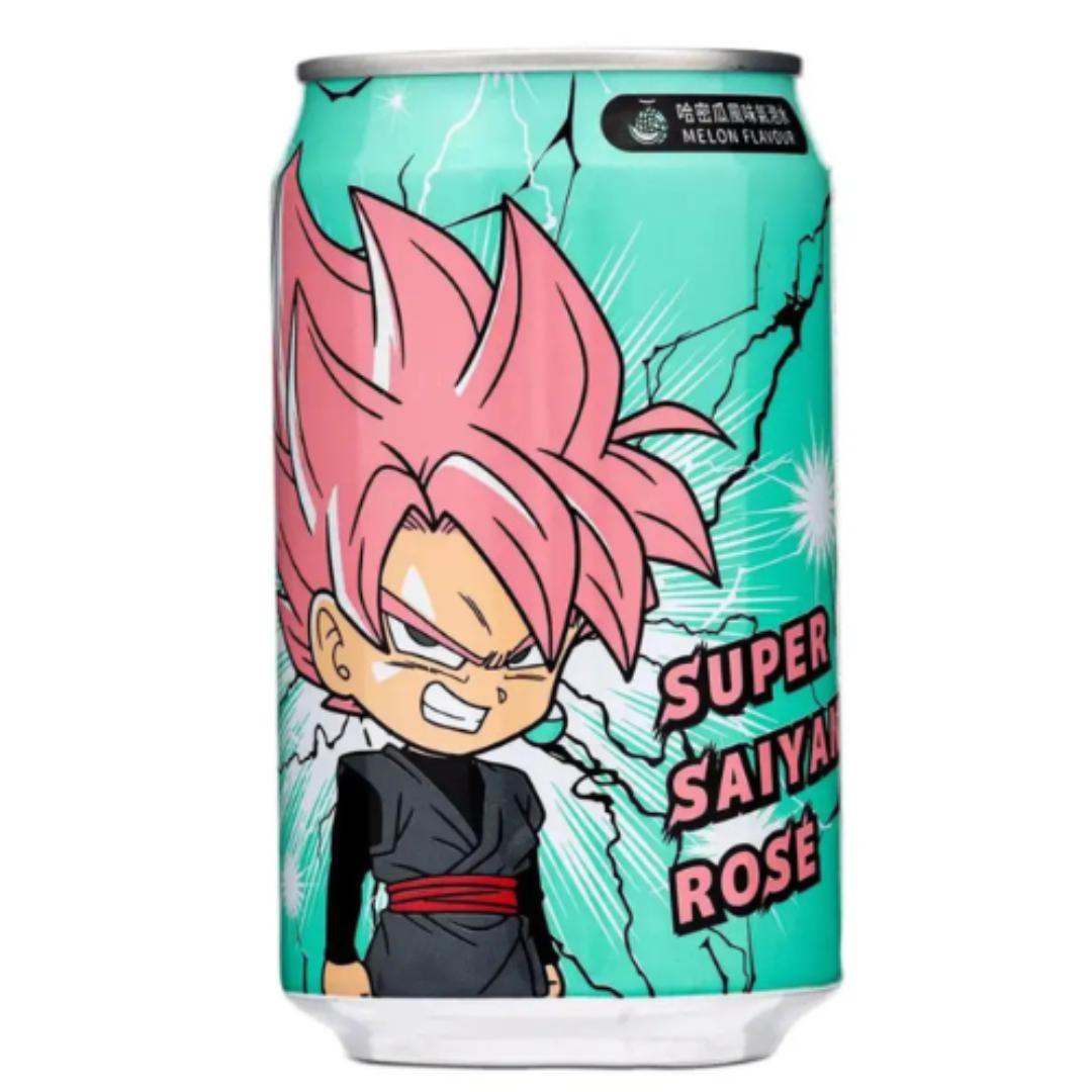 Ocean Bomb Dragonball Super Saiyan Rose Melon Flavour Sparkling Water 330ml