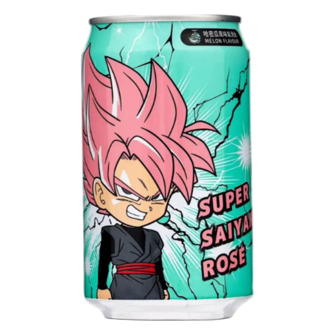 Ocean Bomb Dragonball Super Saiyan Rose Melon Flavour Sparkling Water 330ml