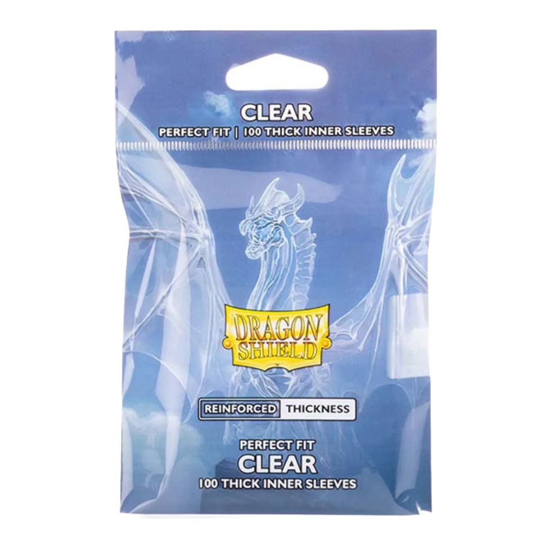Dragon Shield - Perfect Fit Thick Sleeves 100pk - Clear