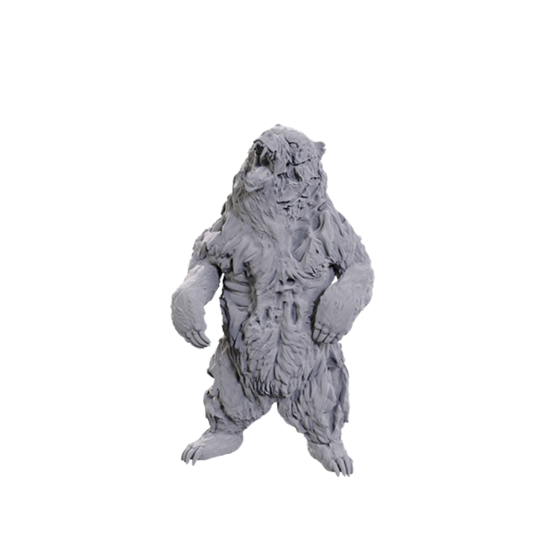 Wizkids - Deep Cuts Miniatures: Zombie Grizzly Bear - Wave 24