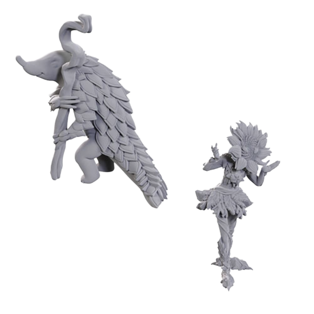 Wizkids - Pathfinder Battles Deep Cuts Miniatures: Wave 25 - Sunflower Leshy and Fruit Leshy