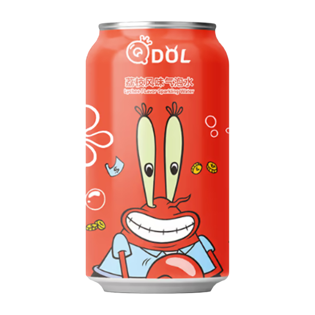 QDOL SpongeBob Mr Krabs Lychee Flavour 330ml