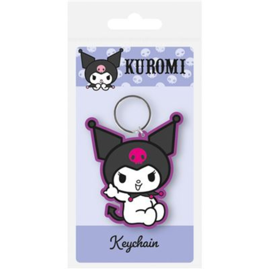 KUROMI (ROCKING) PVC KEYCHAIN