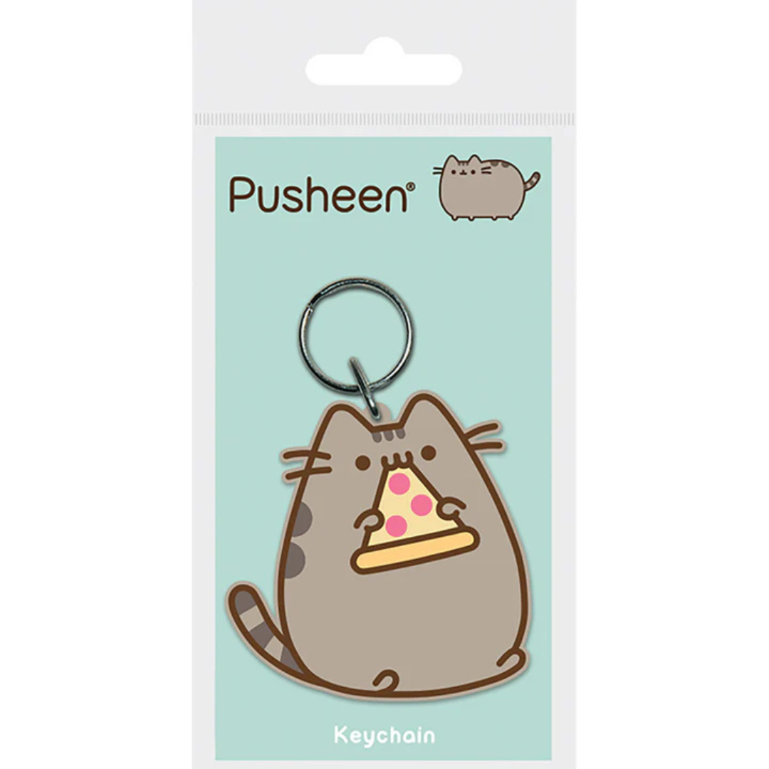 Pusheen (Pizza) Pvc Keychain