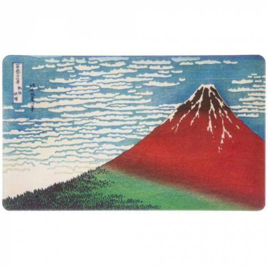 VEGAN LEATHER XL MOUSE MAT Red Mountian