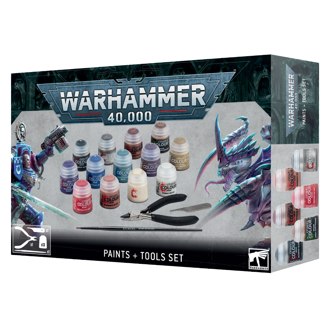 Warhammer 40,000: Paints + Tools Set