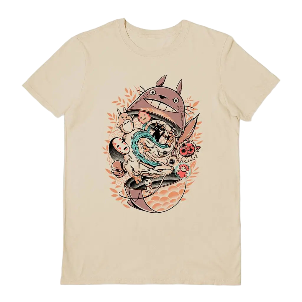 Illustra My Neighbour Matryoshka T-Shirt - Sand (Unisex)