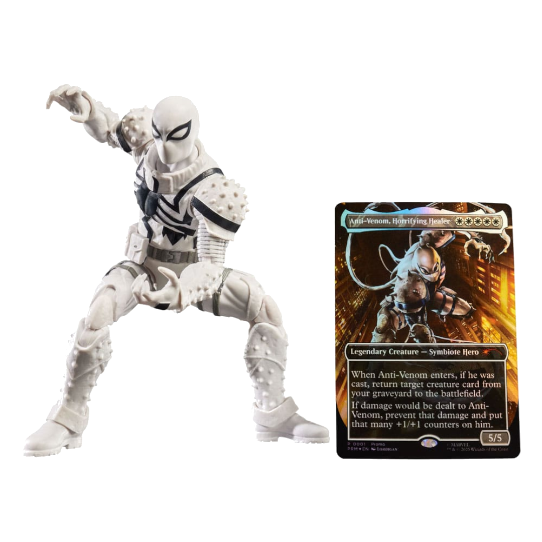 Marvel Legends Magic: The Gathering Action Figure Agent Anti-Venom (Plus Exclusive Foil Card) 15 cm