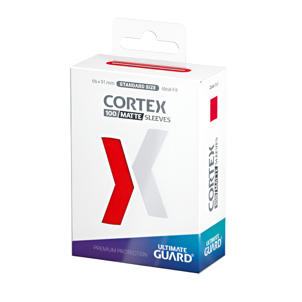 Ultimate Guard - Cortex Sleeves Standard Size - Matte Red 100pk