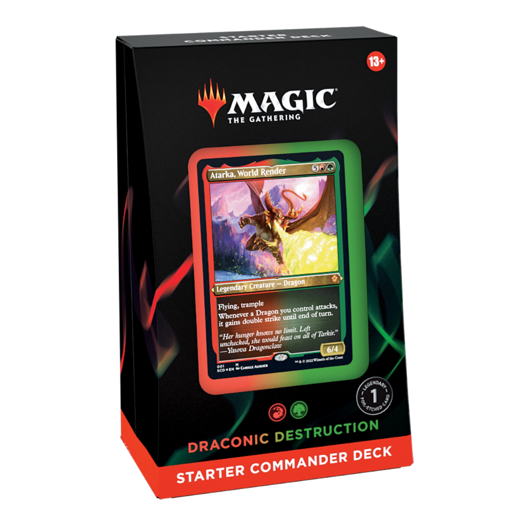 Magic: The Gathering - Evergreen Starter Commander Deck - Draconic Destruction