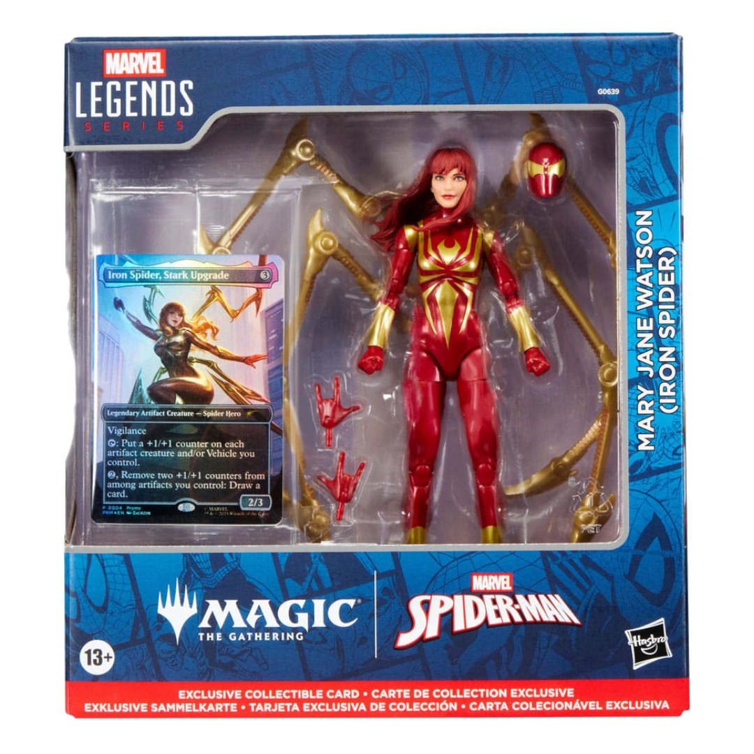 Marvel Legends Magic: The Gathering Action Figure Mary Jane Watson (Iron Spider) (plus Exclusive Foil Card) 15 cm