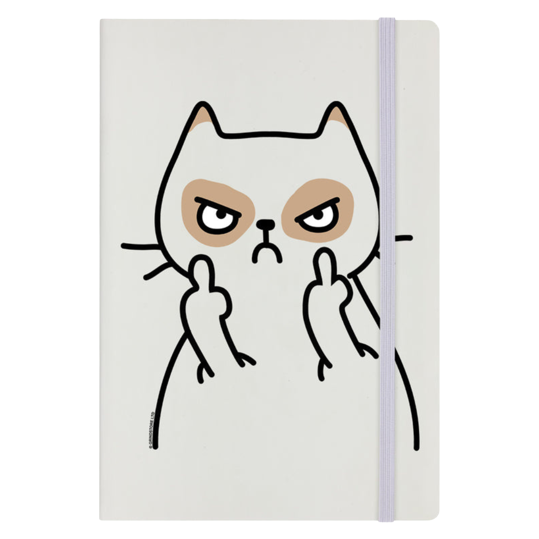 Muther Fluffer Cream A5 Hard Cover Notebook