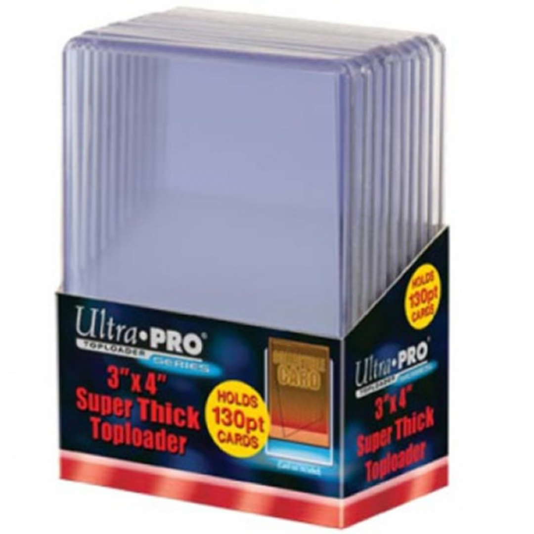 Ultra Pro - 3 x 4 inch Toploaders Super Thick 10 Pack